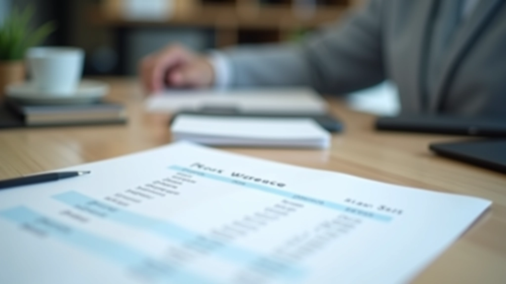Close-up view of printed bank statement showing transaction details and account summary in organized columns