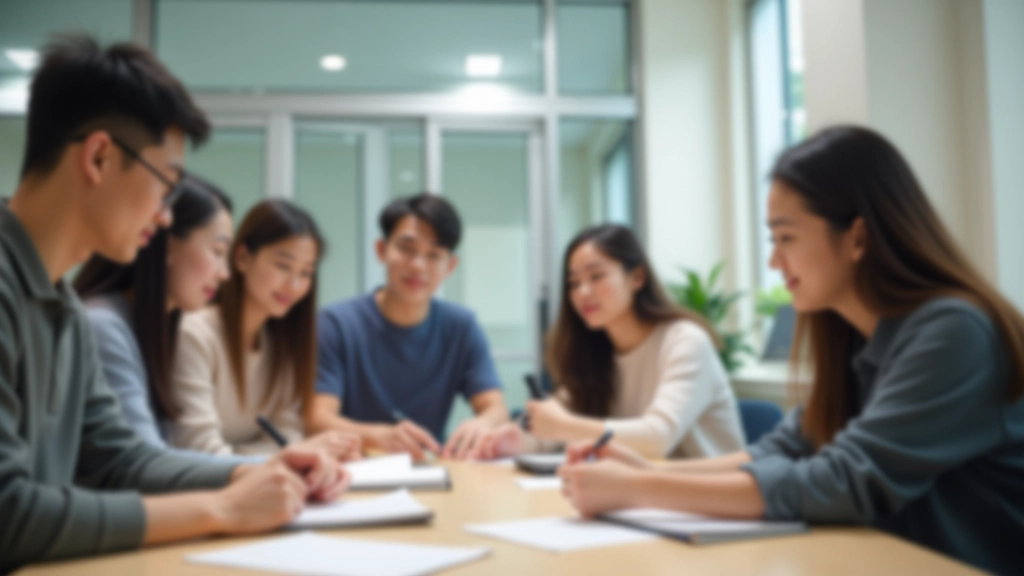Young adults engaged in financial literacy class with instructor